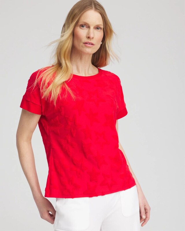 Zenergy Textured Star Top - image 1